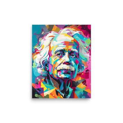 Legend Albert Einstein Poster 4 - 8″×10″