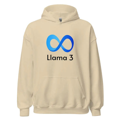 Llama 3 Hoodie 2 (unisex) - Sand / M