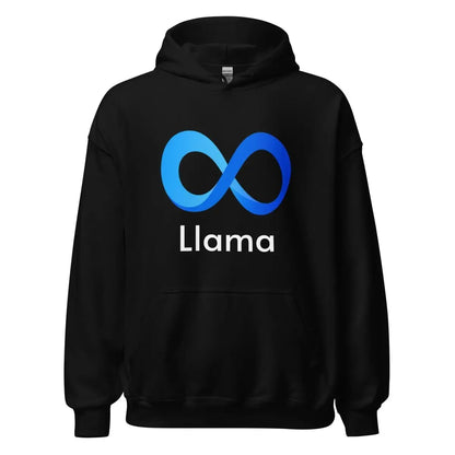 Llama Hoodie (unisex) - Black / M