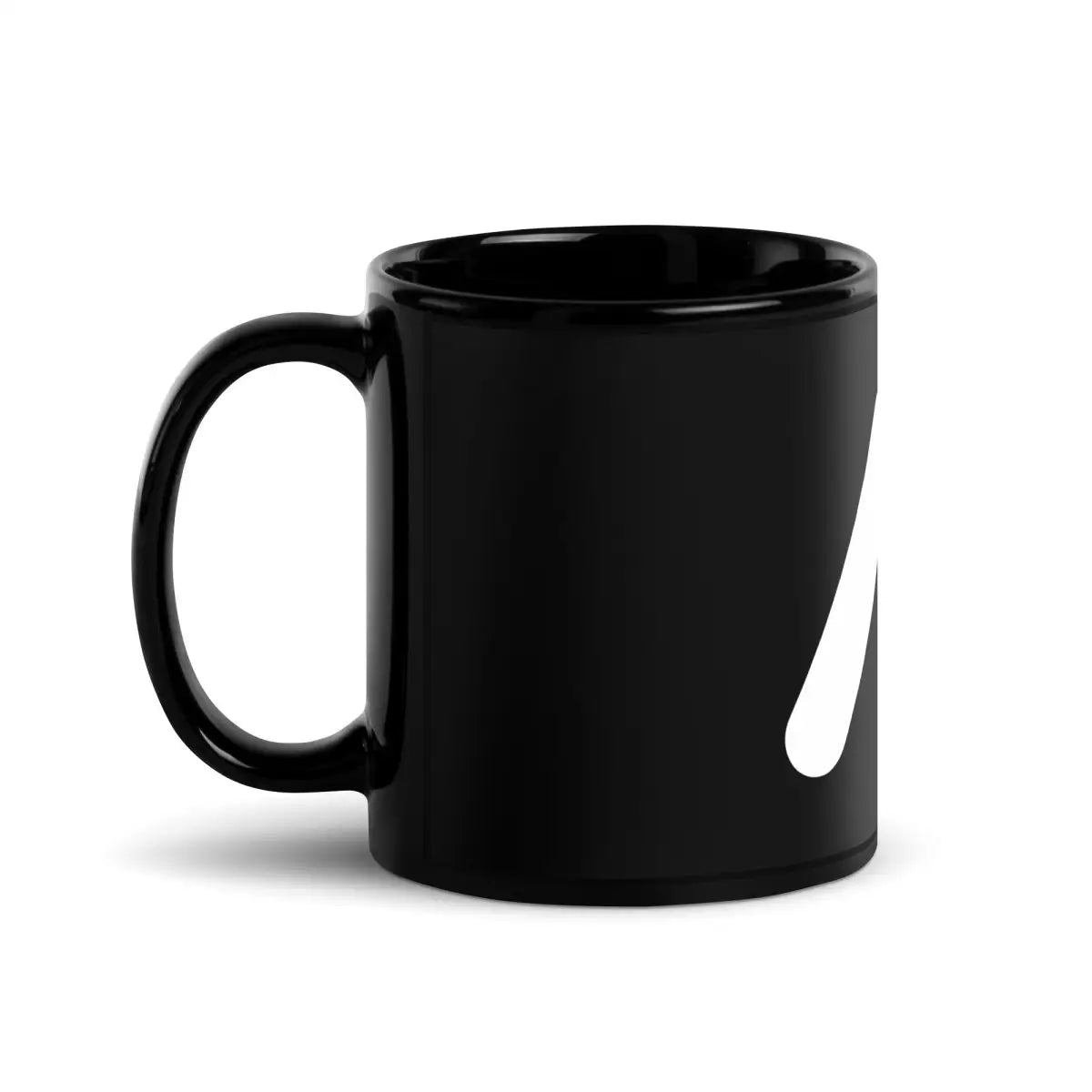 AI Logo Black Glossy Mug