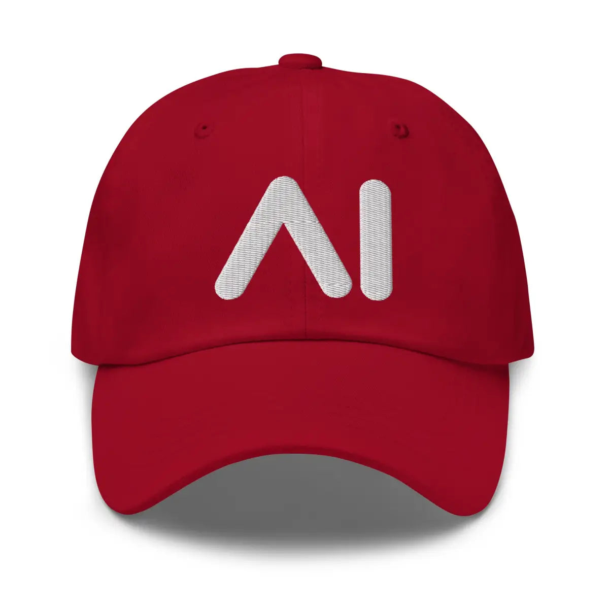 AI Logo Cap - Cranberry