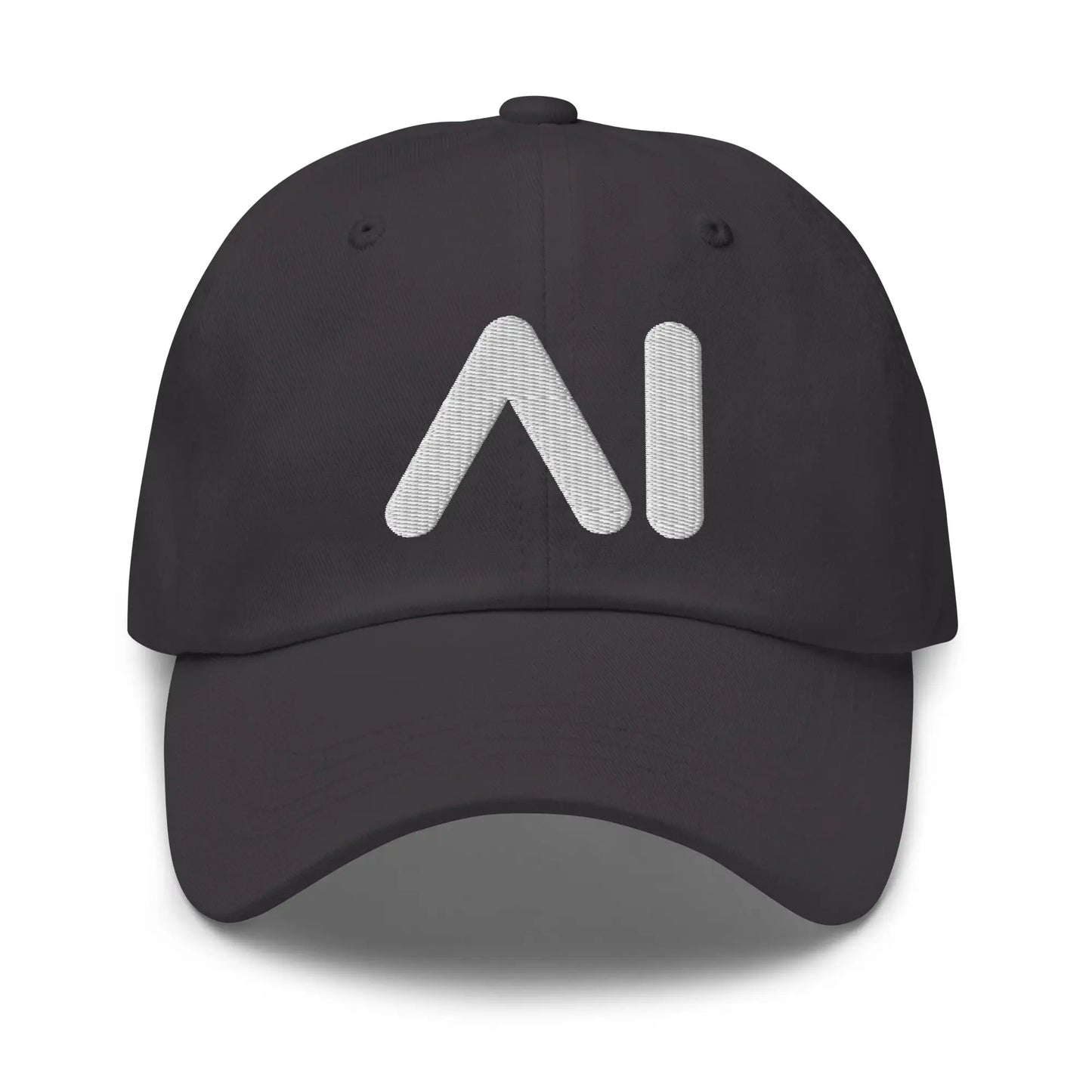 AI Logo Embroidered Cap - Dark Grey