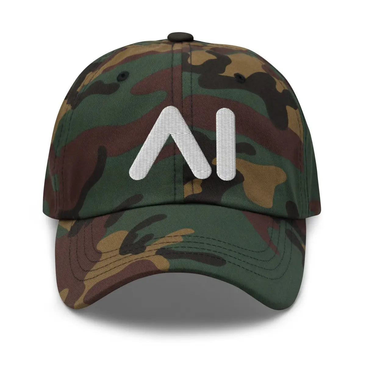 AI Logo Cap - Green Camo