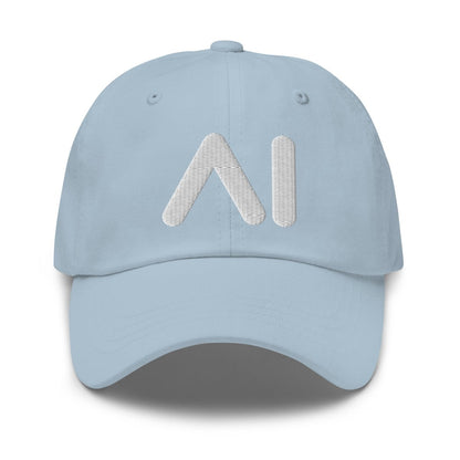 AI Logo Embroidered Cap - Light Blue - AI Store