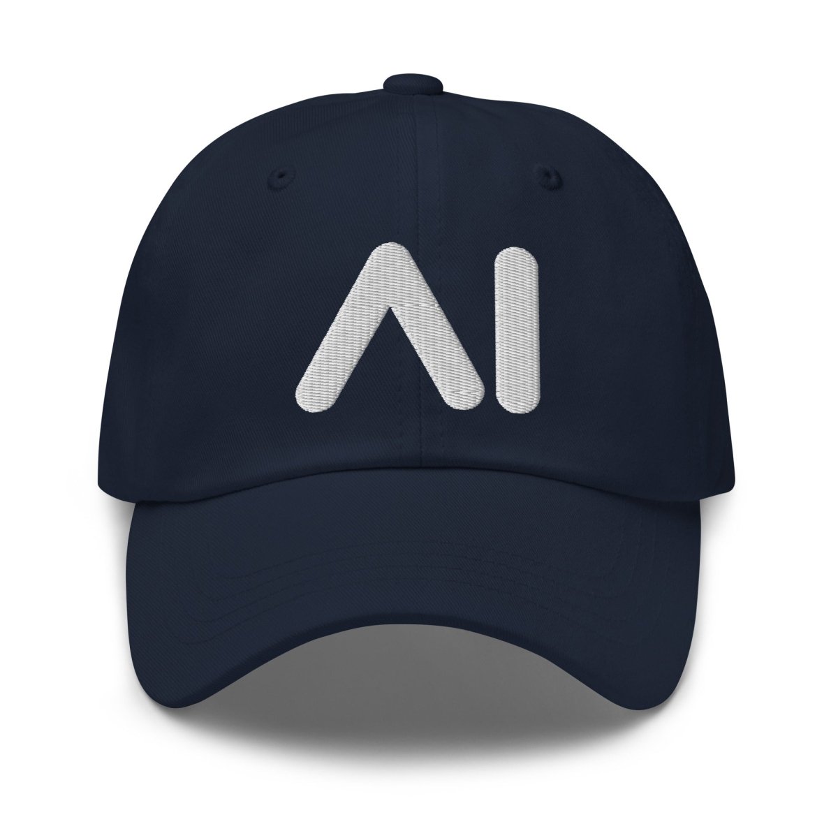 AI Logo Embroidered Cap - Navy - AI Store