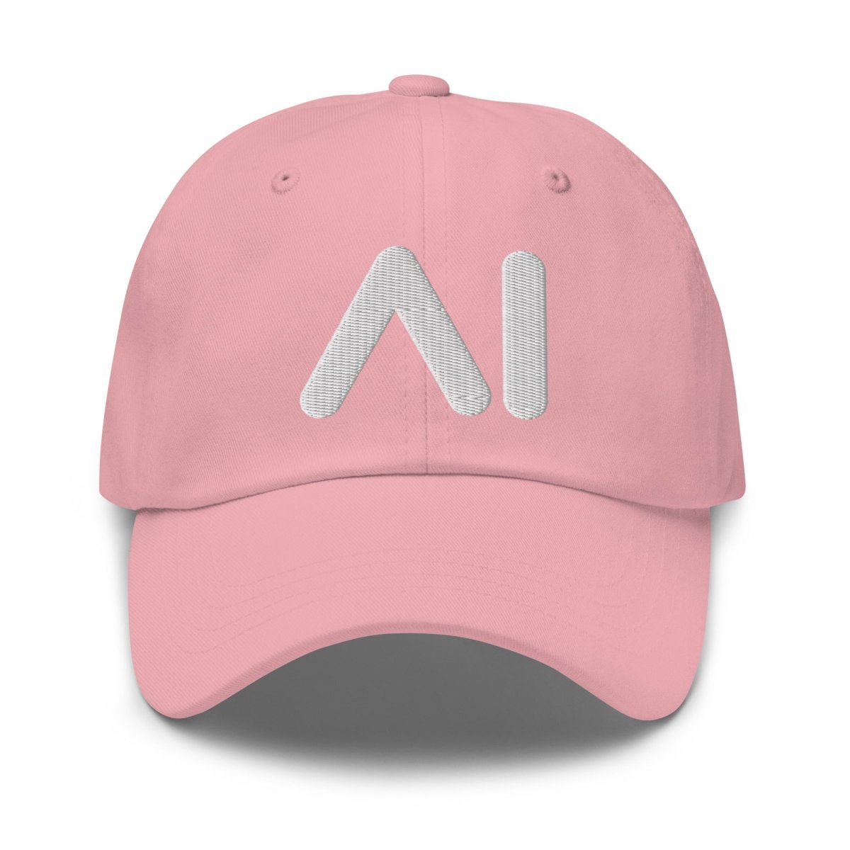 AI Logo Embroidered Cap - Pink - AI Store