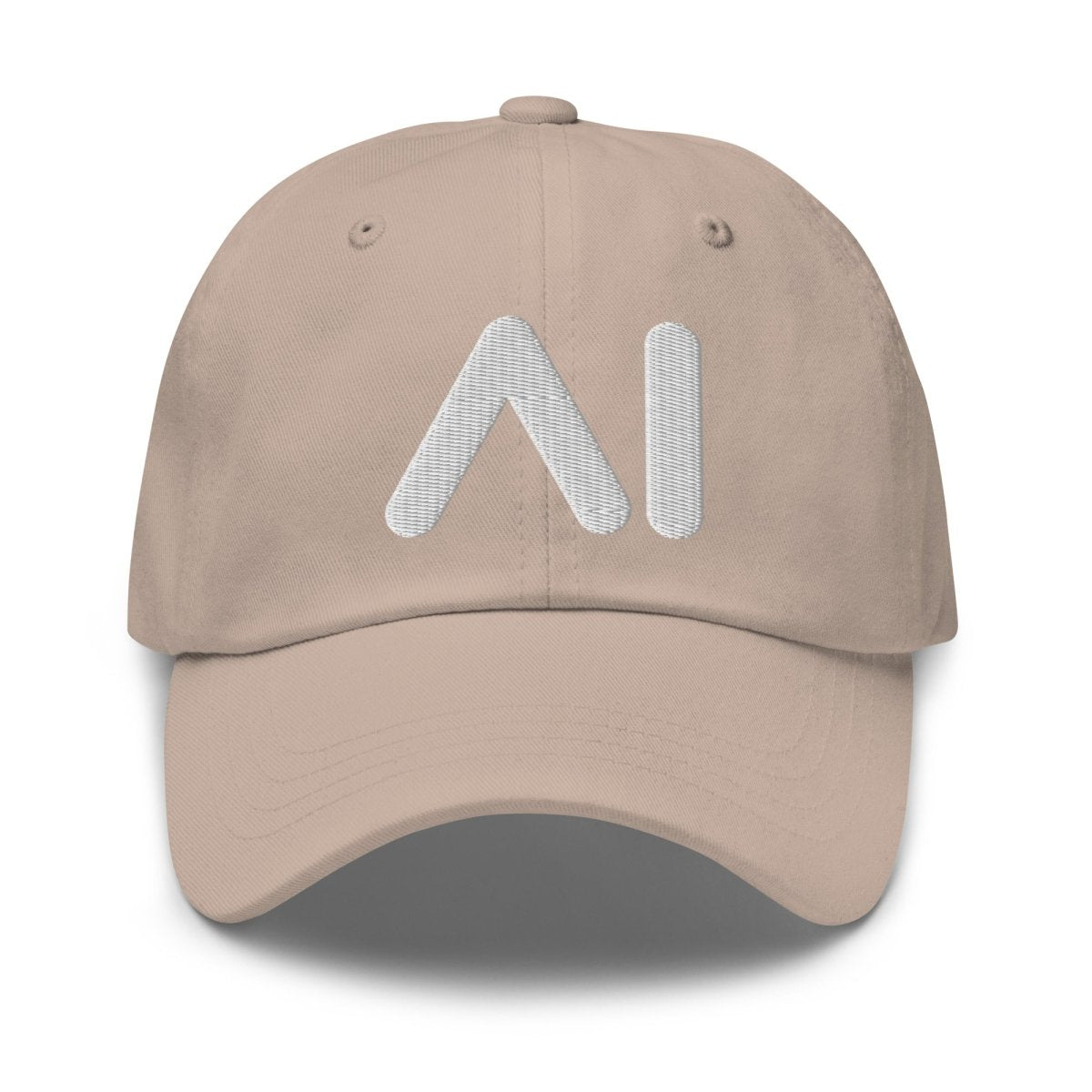 AI Logo Embroidered Cap - Stone - AI Store