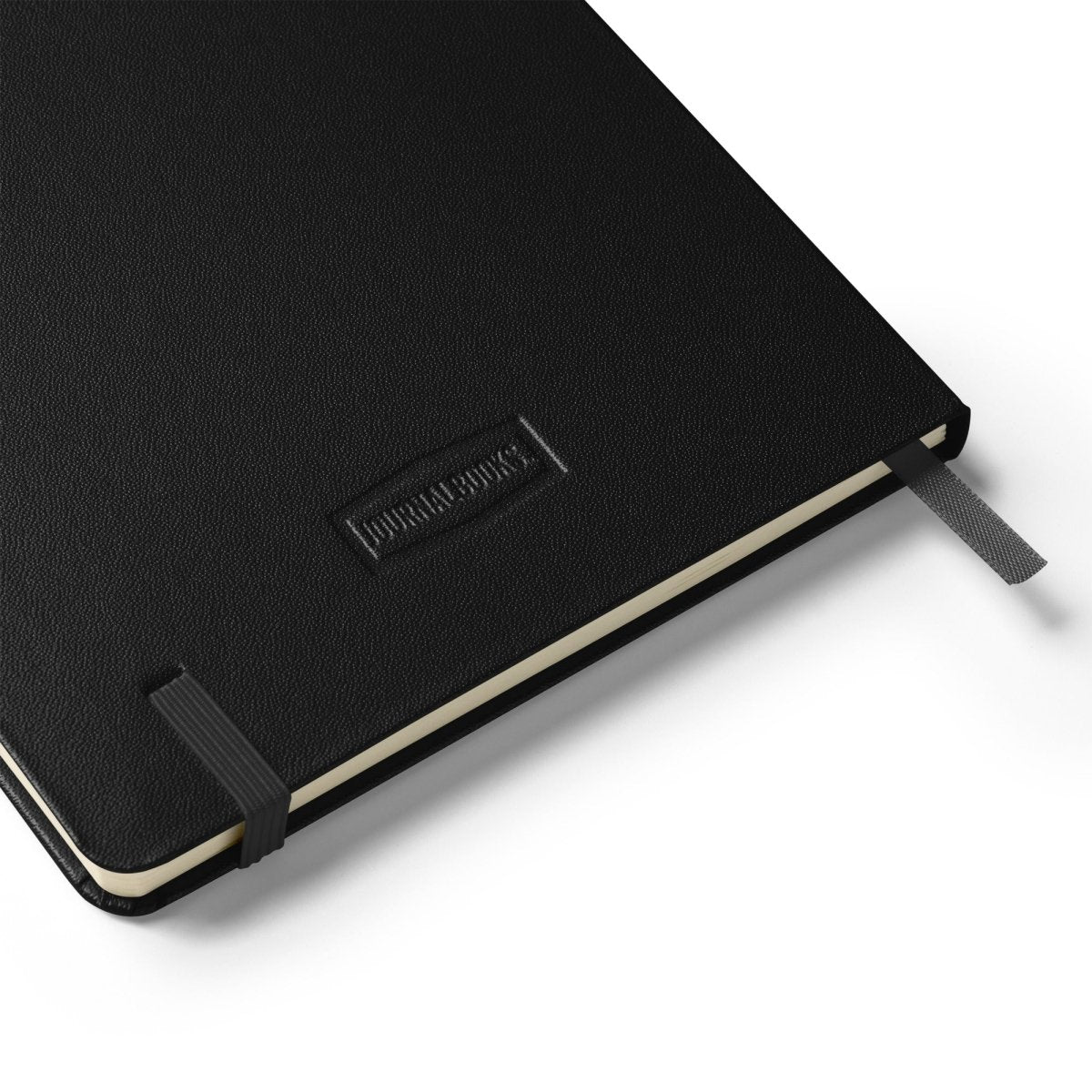 AI Logo Hardcover Bound Notebook - Black - AI Store