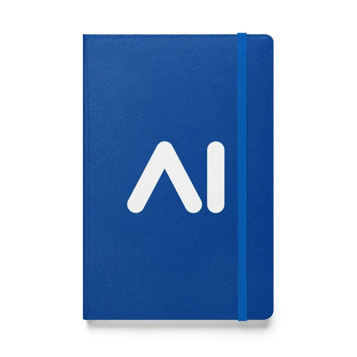 AI Logo Hardcover Bound Notebook - Blue