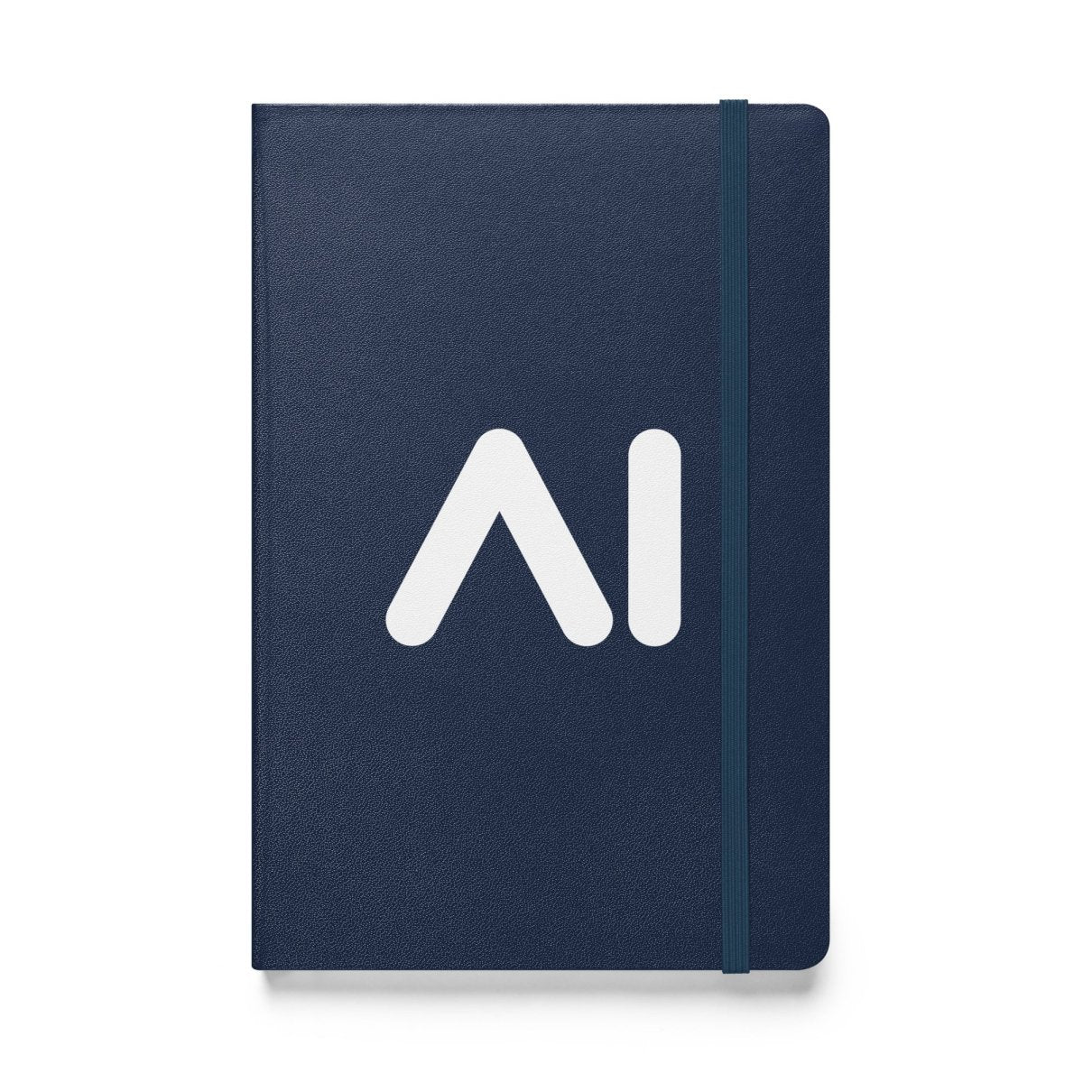 AI Logo Hardcover Bound Notebook - Navy - AI Store