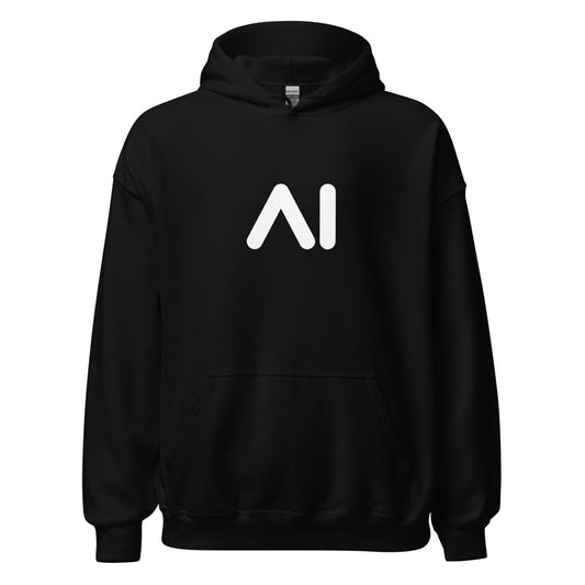 AI Logo Hoodie 2 (unisex) - Black - AI Store