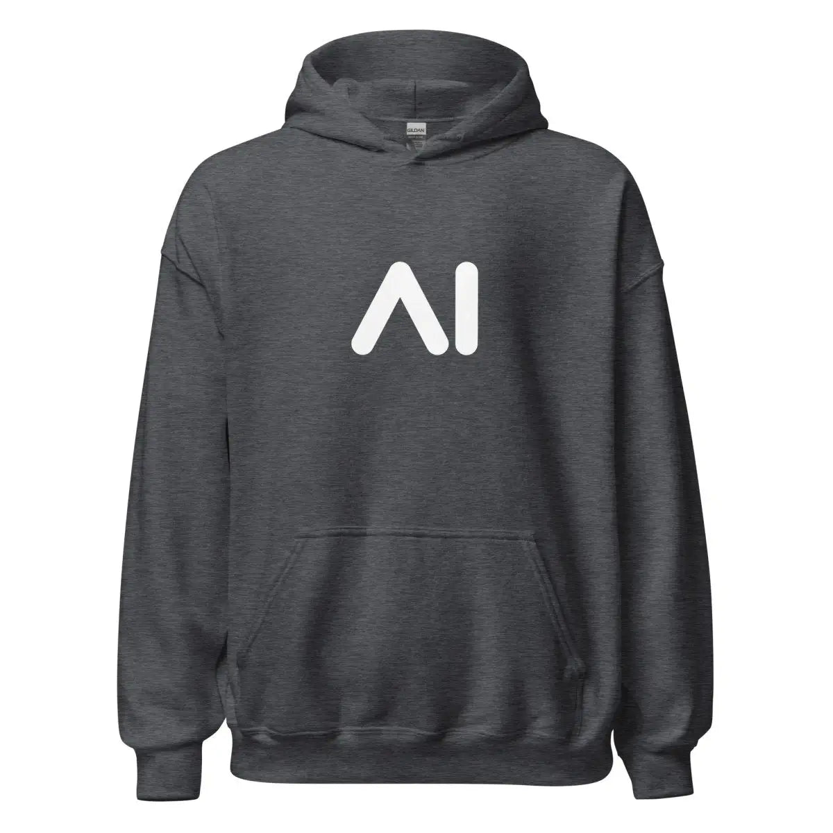 AI Logo Hoodie 2 (unisex) - Dark Heather / M