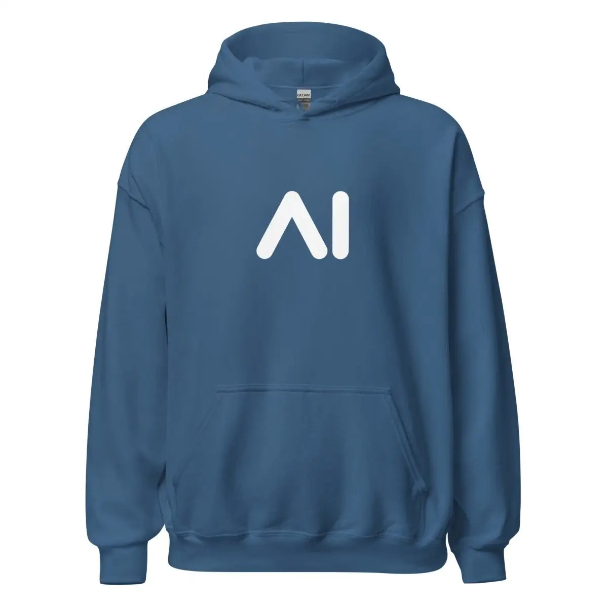 AI Logo Hoodie 2 (unisex) - Indigo Blue / M