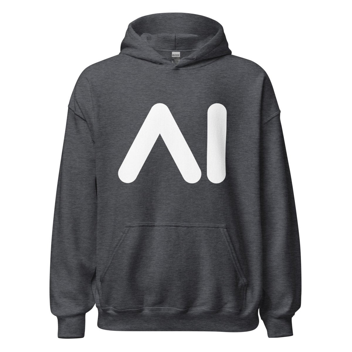 AI Logo Hoodie (unisex) - Dark Heather - AI Store