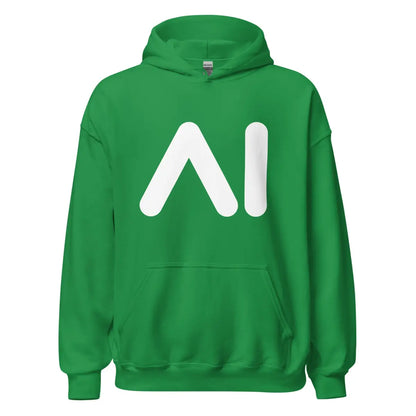 AI Logo Hoodie (unisex) - Irish Green / M