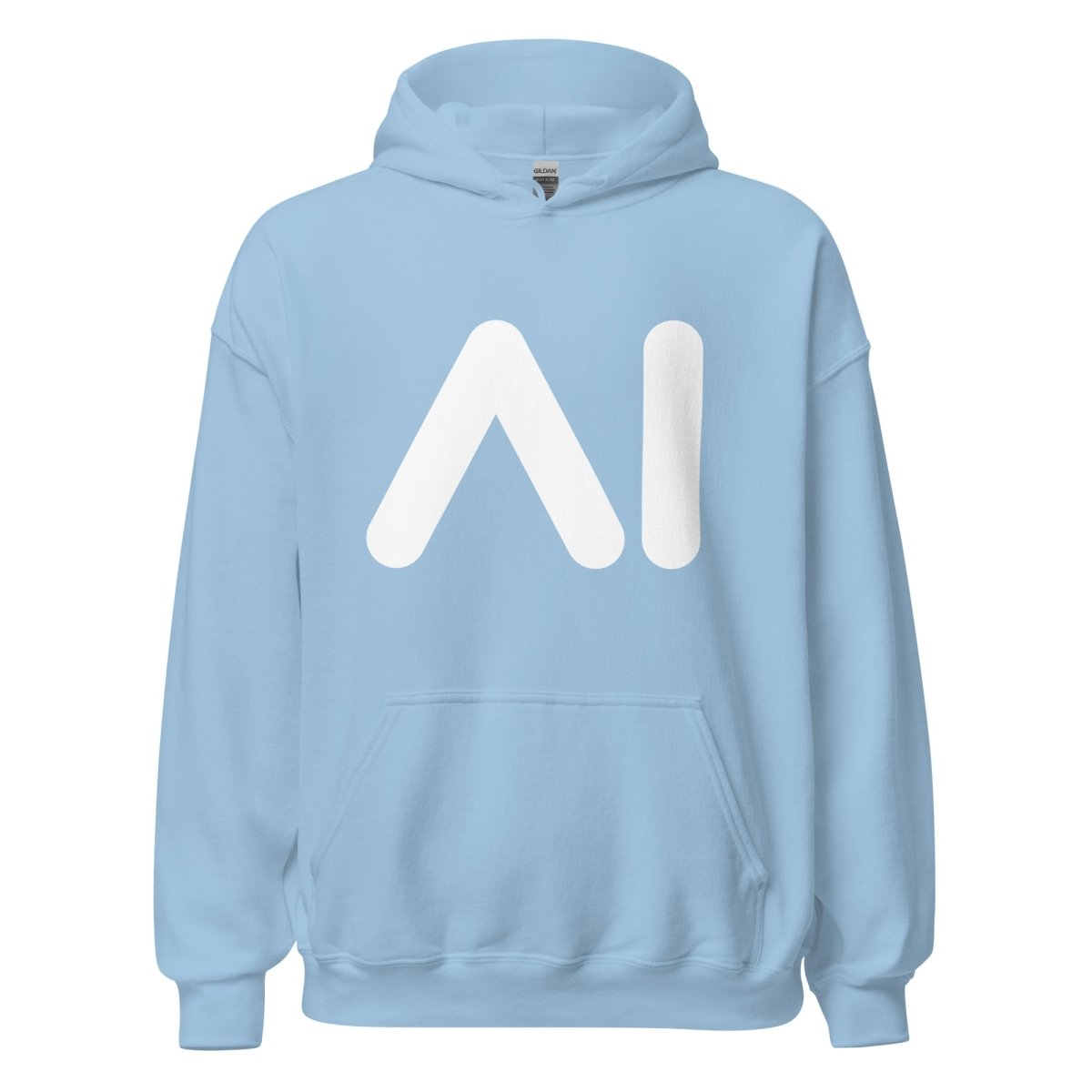 AI Logo Hoodie (unisex) - Light Blue - AI Store