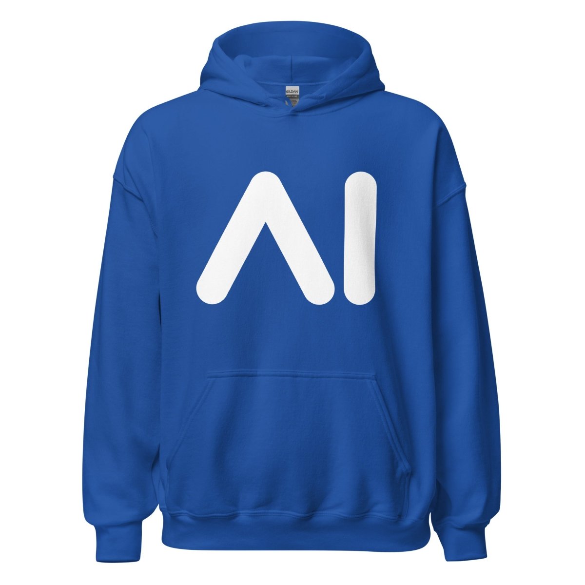 AI Logo Hoodie (unisex) - Royal - AI Store