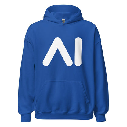 AI Logo Hoodie (unisex) - Royal - AI Store