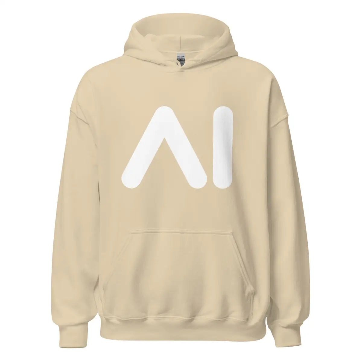 AI Logo Hoodie (unisex) - Sand / M