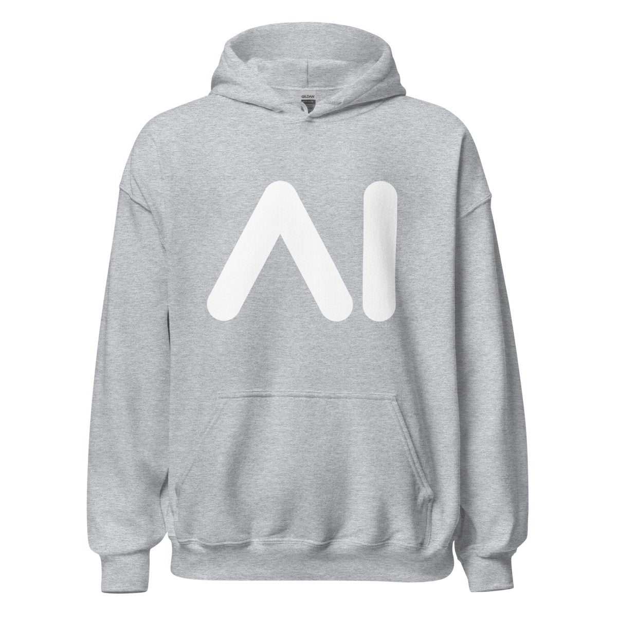 AI Logo Hoodie (unisex) - Sport Grey - AI Store