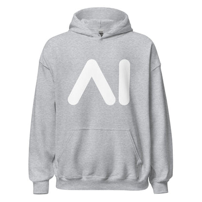 AI Logo Hoodie (unisex) - Sport Grey - AI Store
