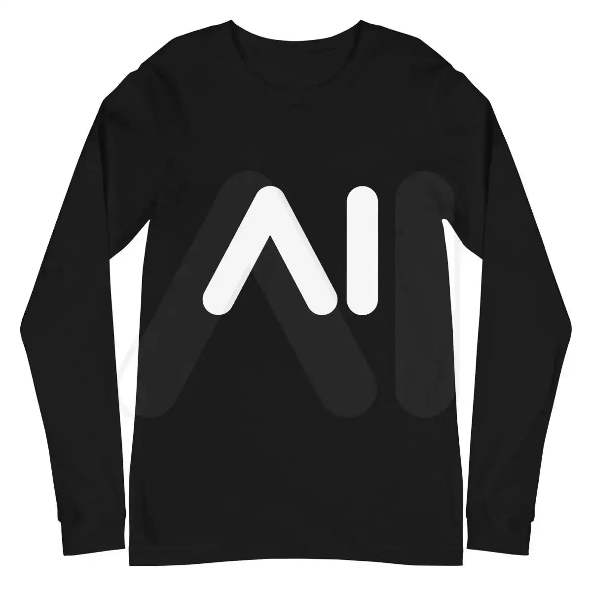 AI Logo Long Sleeve T-Shirt (unisex) - Black / M