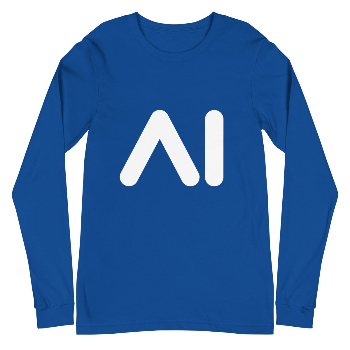 AI Logo Long Sleeve T - Shirt (unisex) - True Royal - AI Store
