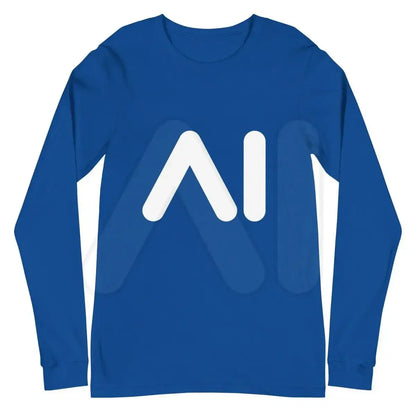 AI Logo Long Sleeve T-Shirt (unisex) - True Royal / M