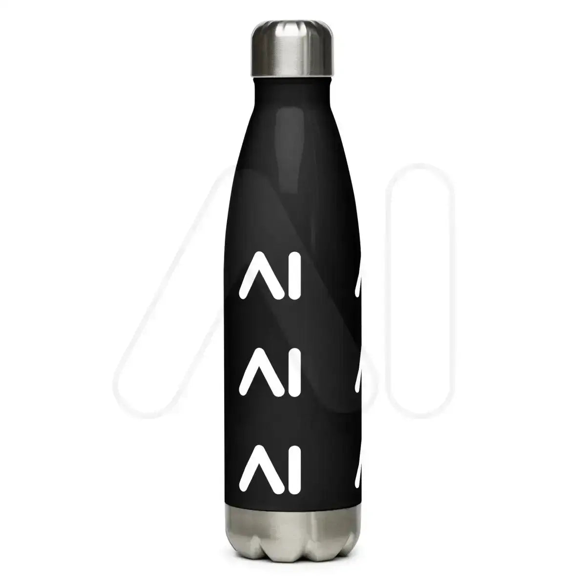 The Ai Logo Stainless Steel Water Bottle.