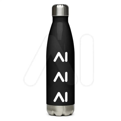 The Ai Logo Stainless Steel Water Bottle.