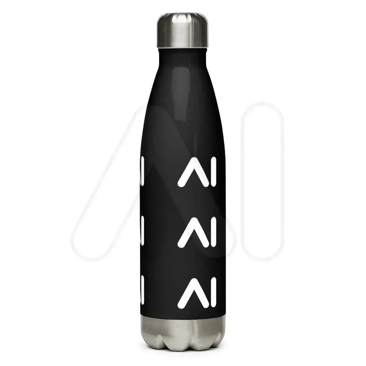 The Ai Logo Stainless Steel Water Bottle.