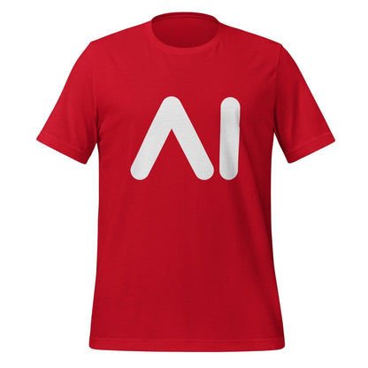 AI Logo T - Shirt (unisex) - Red - AI Store