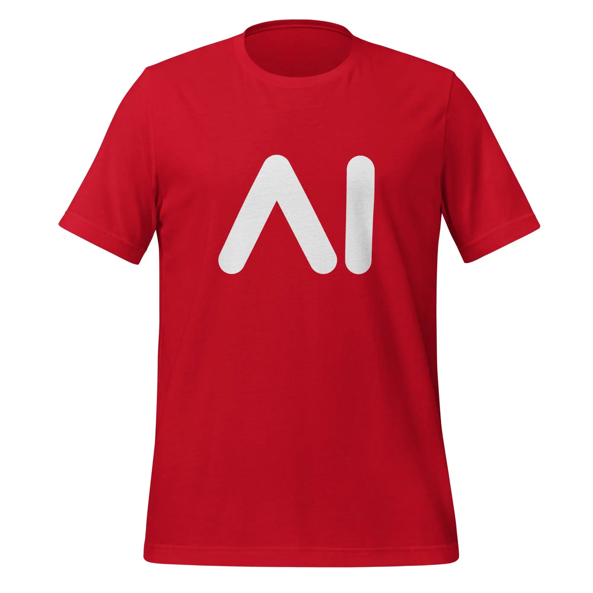 AI Logo T-Shirt (unisex) - Red / M