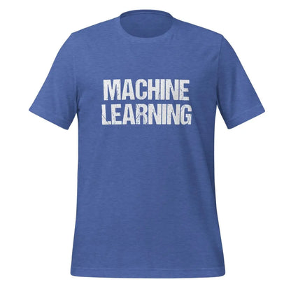 Machine Learning Distressed T-Shirt (unisex) - Heather True Royal / M