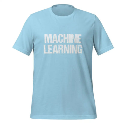 Machine Learning Distressed T-Shirt (unisex) - Ocean Blue / M