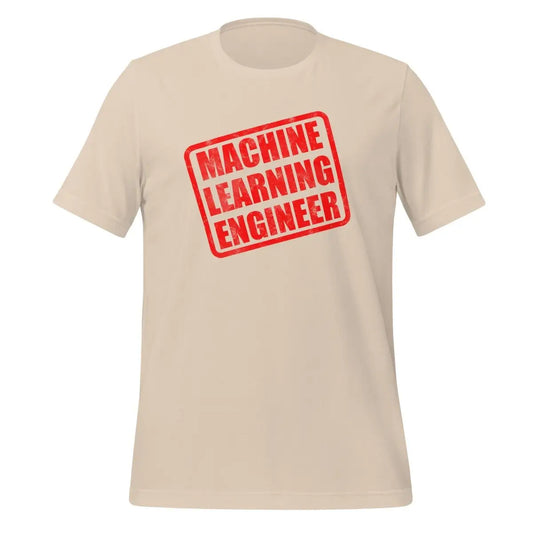 Machine Learning Engineer Stamp T-Shirt (unisex) - Soft Cream / M