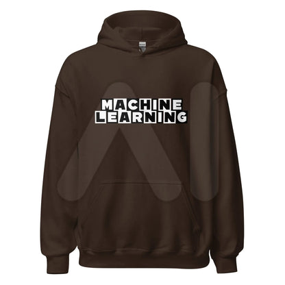 MACHINE LEARNING Network Hoodie (unisex) - Dark Chocolate / M