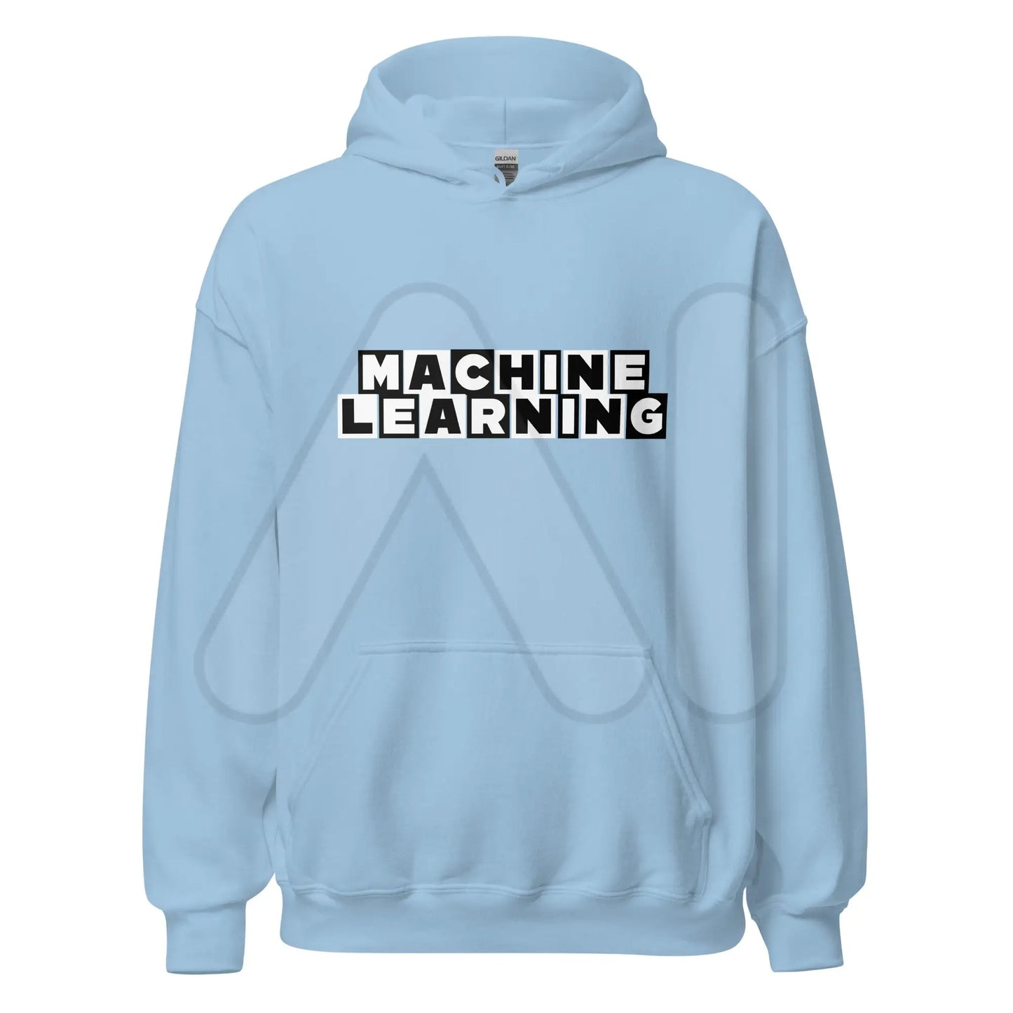 MACHINE LEARNING Network Hoodie (unisex) - Light Blue / M