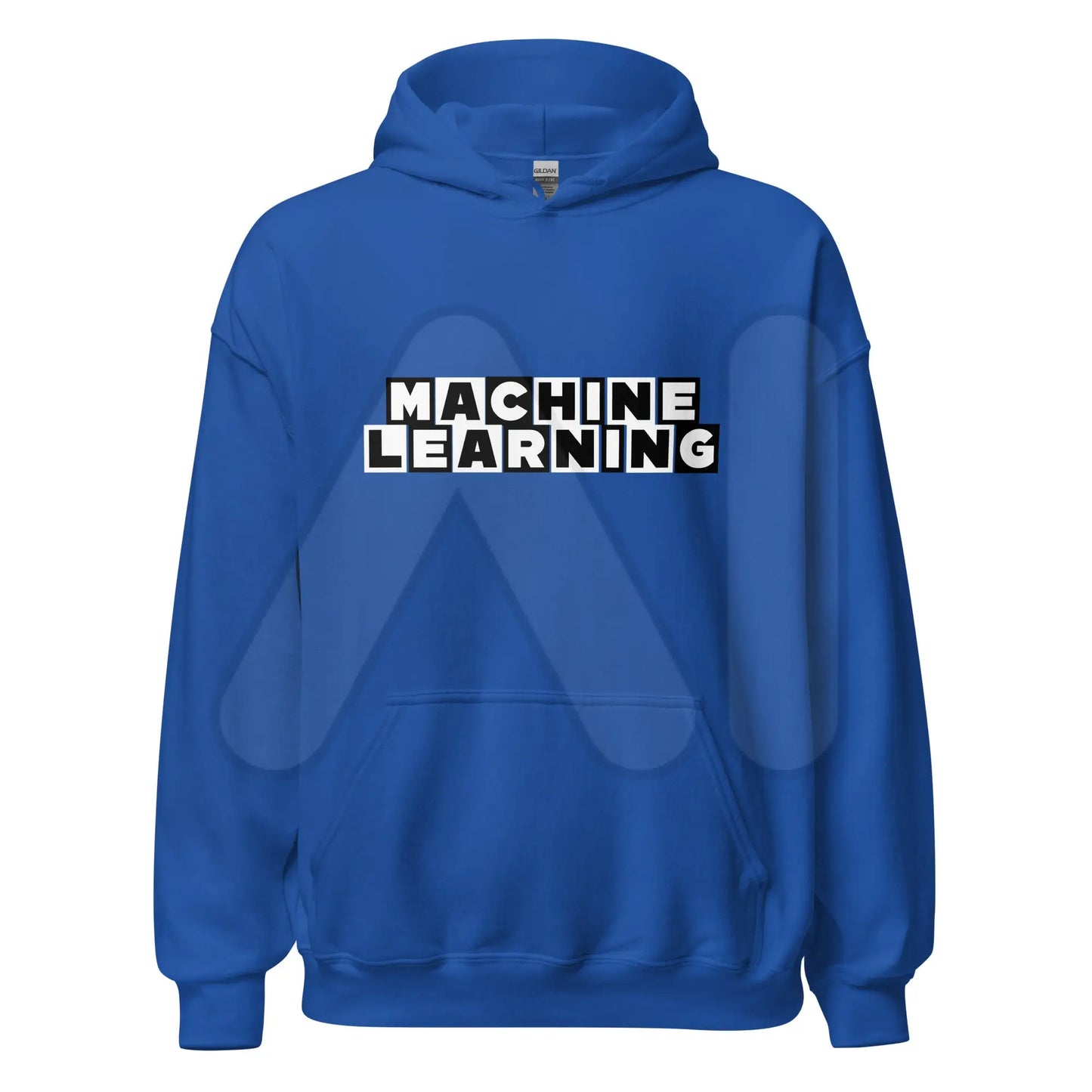 MACHINE LEARNING Network Hoodie (unisex) - Royal / M