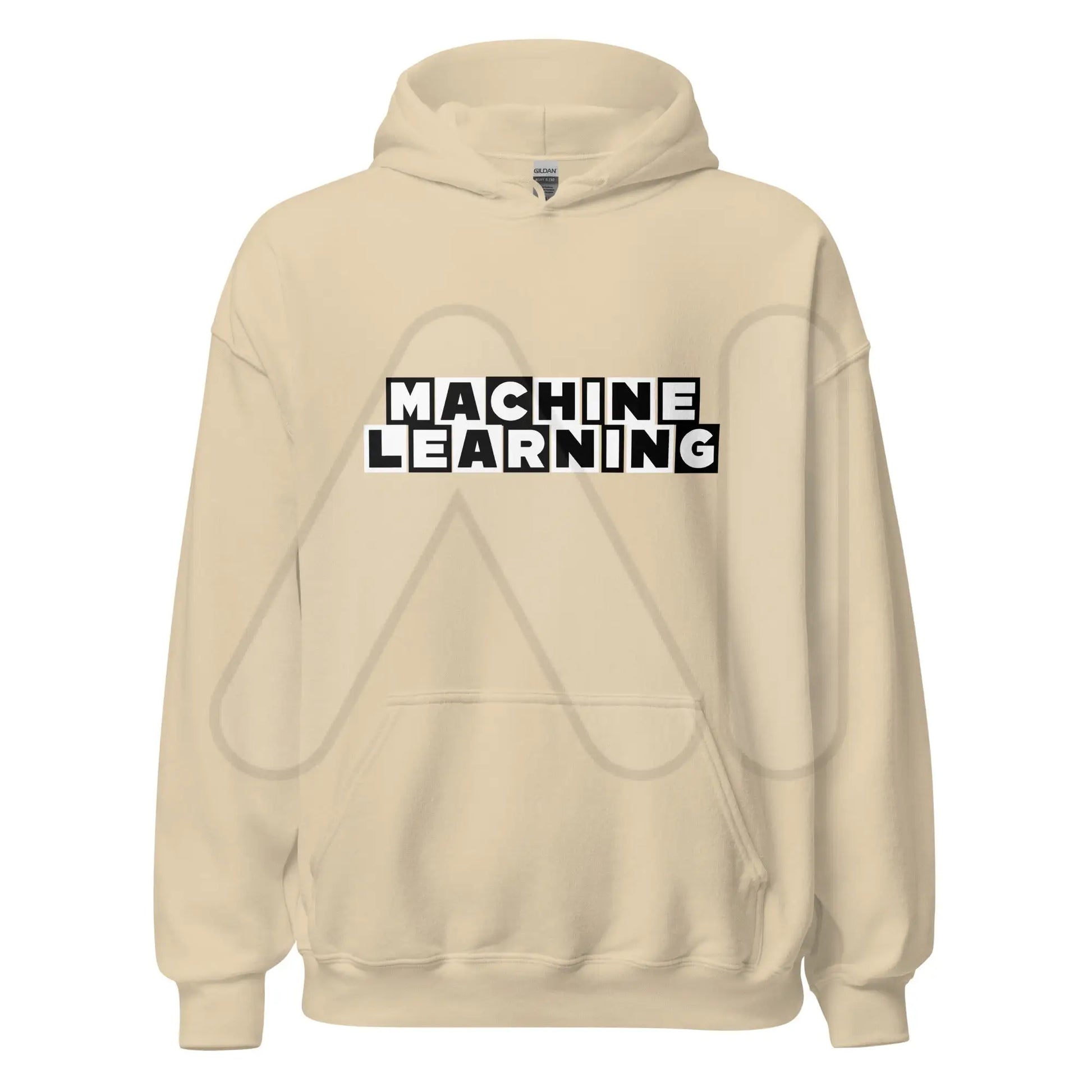 MACHINE LEARNING Network Hoodie (unisex) - Sand / M