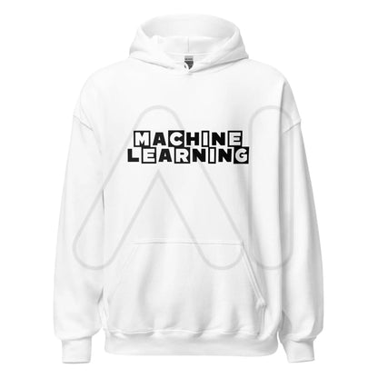 MACHINE LEARNING Network Hoodie (unisex) - White / M