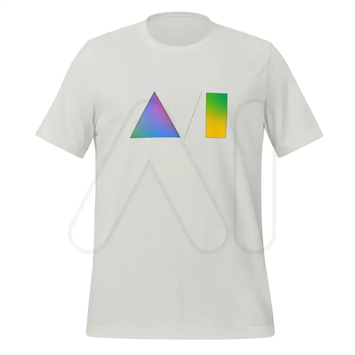 AI Meets Google I/O 2024 T-Shirt (unisex) - Silver / M