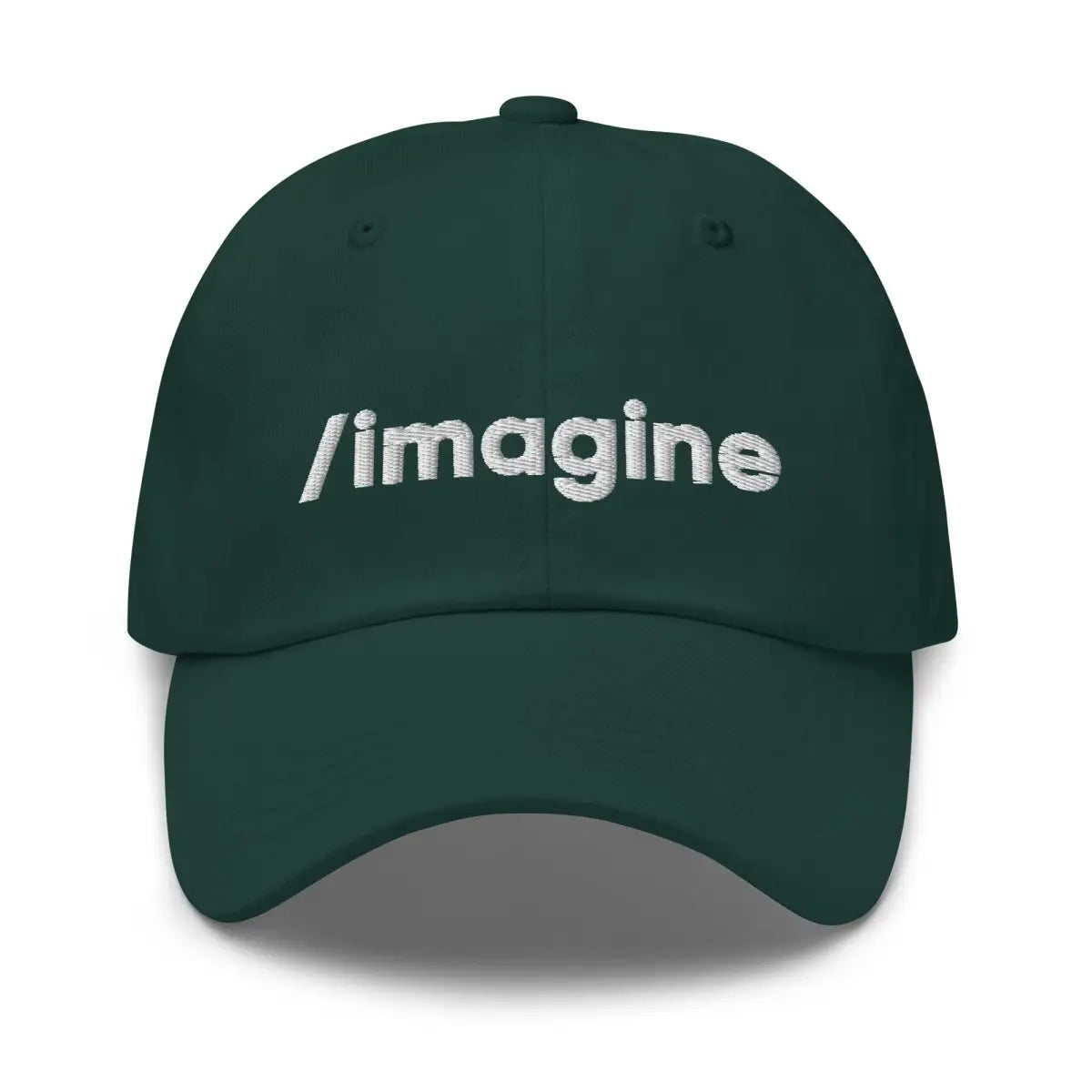 Midjourney /imagine Prompt Embroidered Cap - Spruce