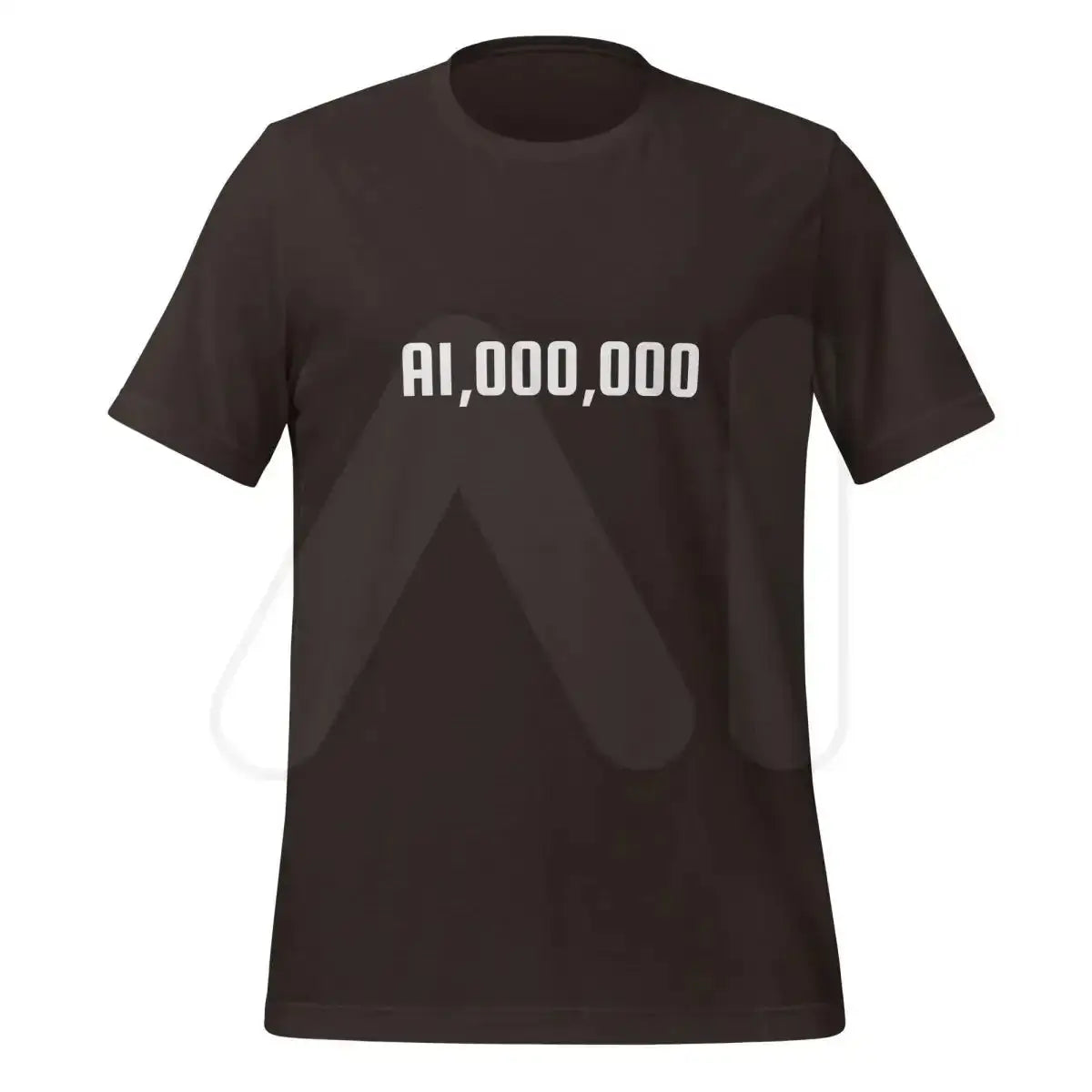 The Ai Million T-shirt (unisex) Brown / m.