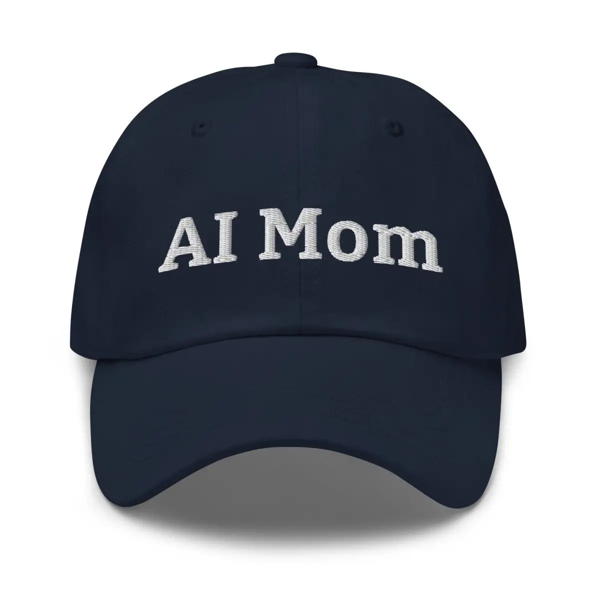 AI Mom Embroidered Cap - Navy