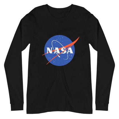 NASA Meatball Logo Long Sleeve T-Shirt (unisex) - Black / M