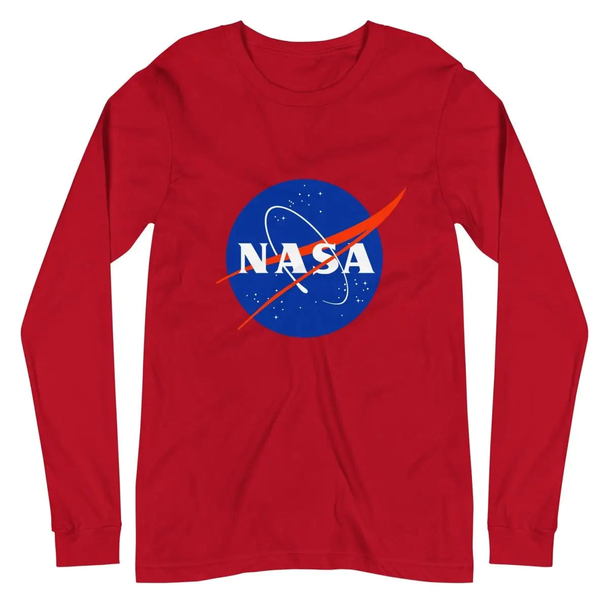 NASA Meatball Logo Long Sleeve T-Shirt (unisex) - Red / M