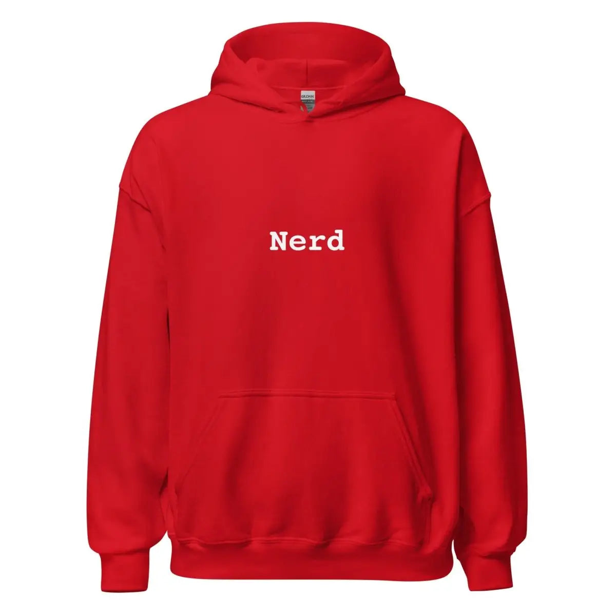 Nerd Hoodie (unisex) - Red / M