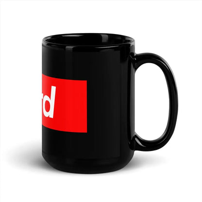 Nerd Sign Black Glossy Mug