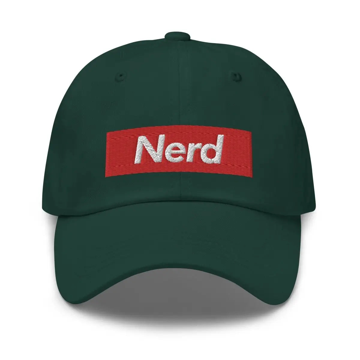 Nerd Sign Embroidered Cap - Spruce